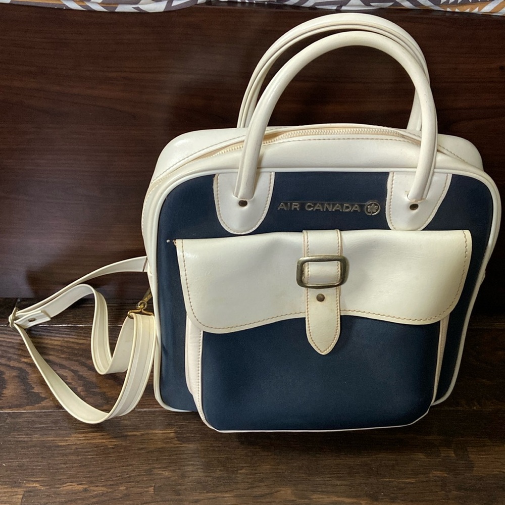 Vintage Retro Air Canada Stewardess Bag 1960s/70s Collectible